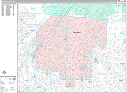 Citrus Heights Wall Map Premium Style 2026
